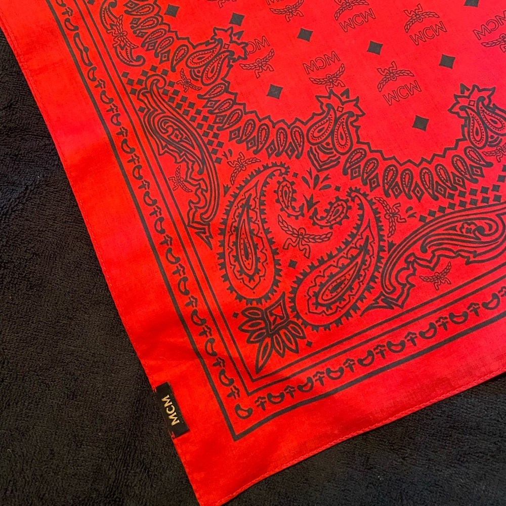 Mcm Printed (RED) Bandana